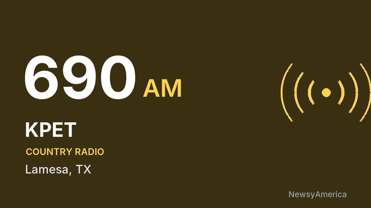 KPET 690 AM – Lamesa