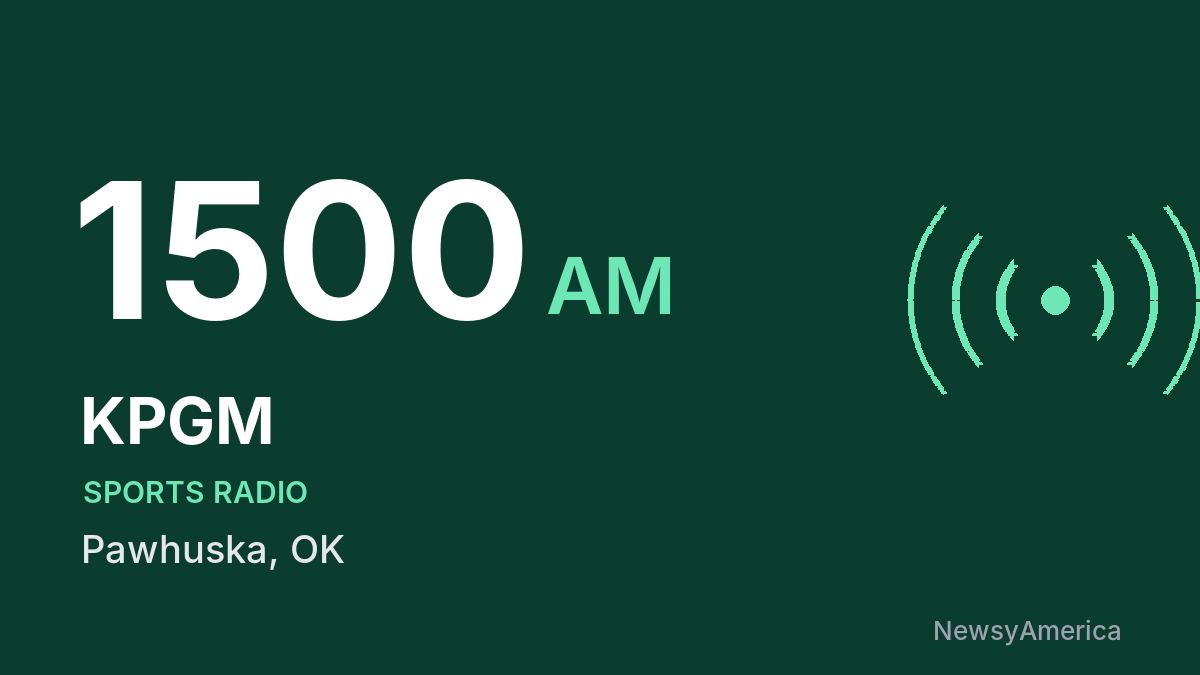 KPGM 1500 AM – Pawhuska