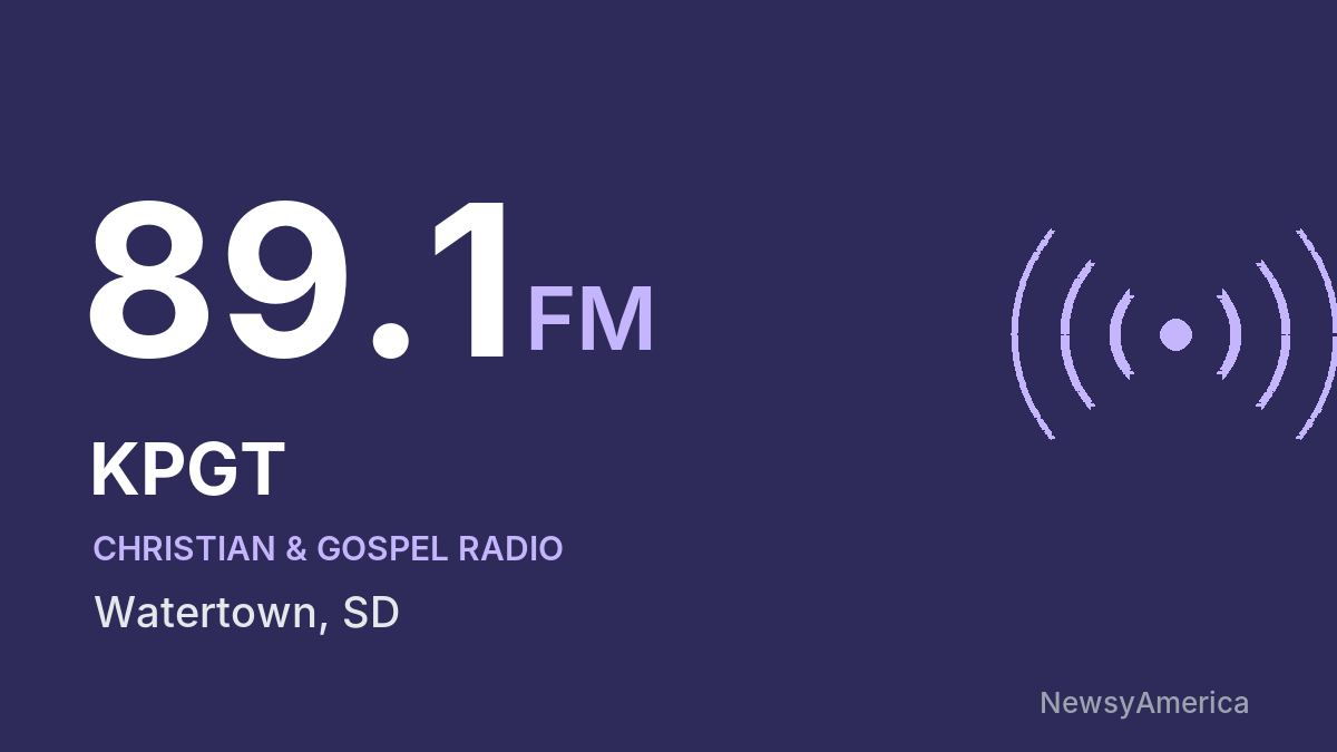 KPGT 89.1 FM – Watertown
