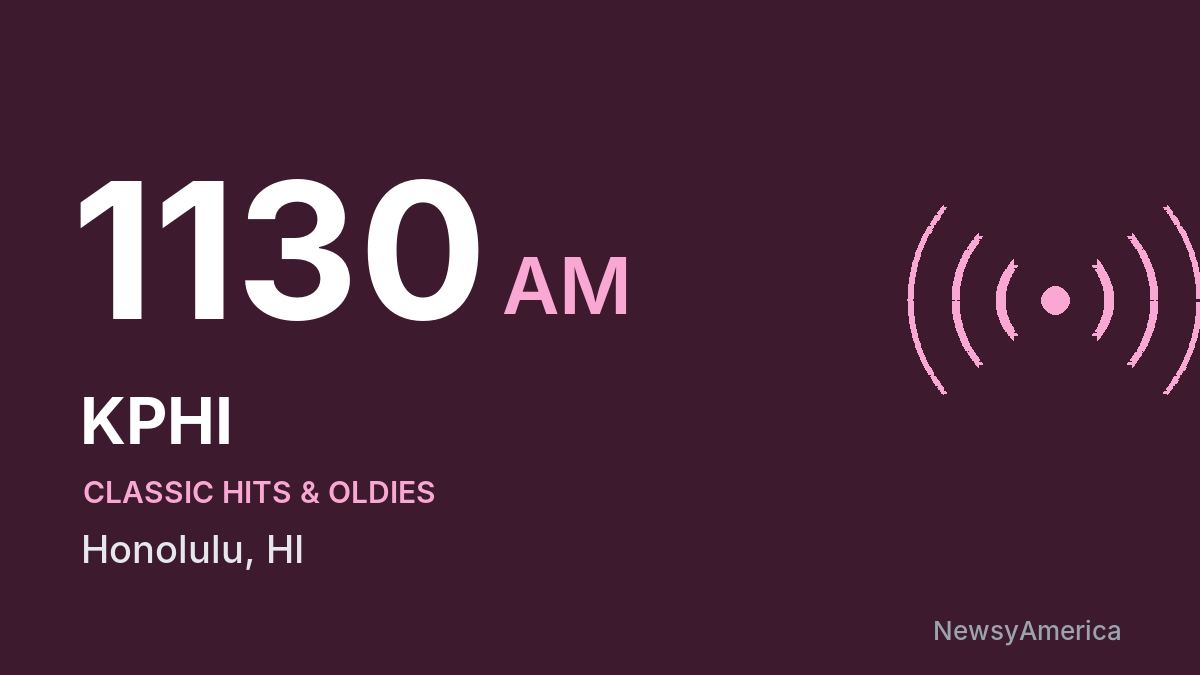 KPHI 1130 AM – Honolulu