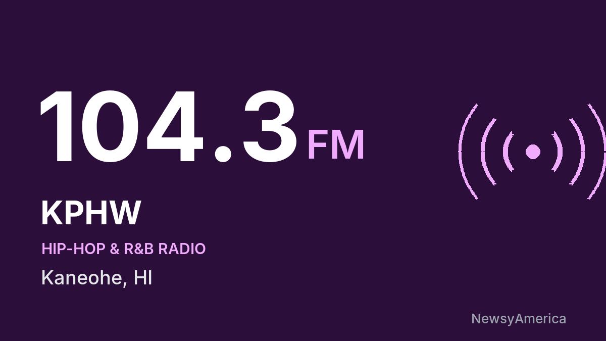KPHW 104.3 FM – Kaneohe