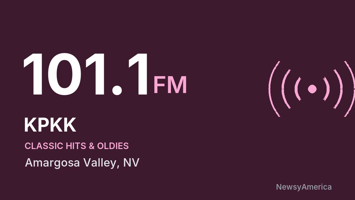 KPKK 101.1 FM – Amargosa Valley