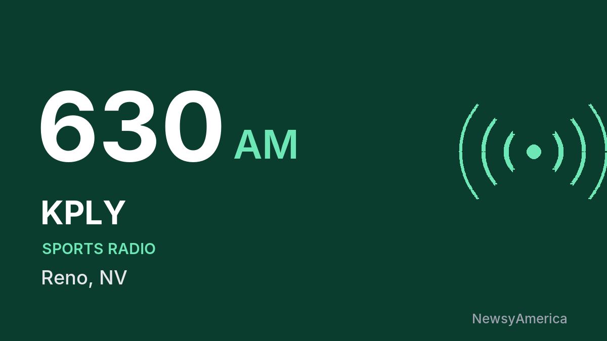KPLY 630 AM – Reno