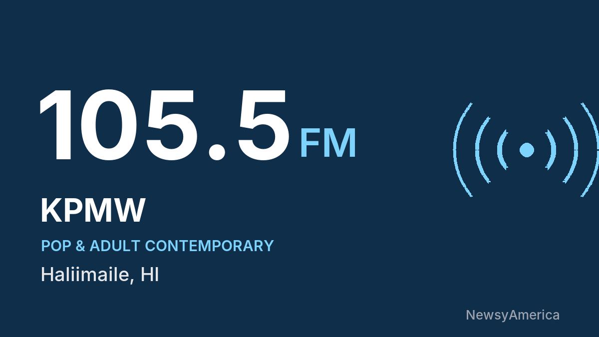 KPMW 105.5 FM – Haliimaile