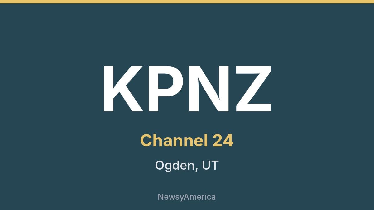 KPNZ – Channel 24 Salt Lake City