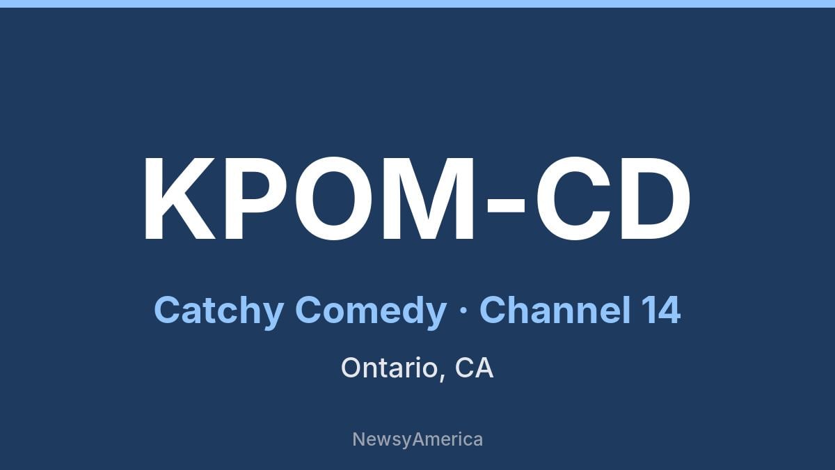 KPOM-CD – Catchy Comedy 14 Los Angeles