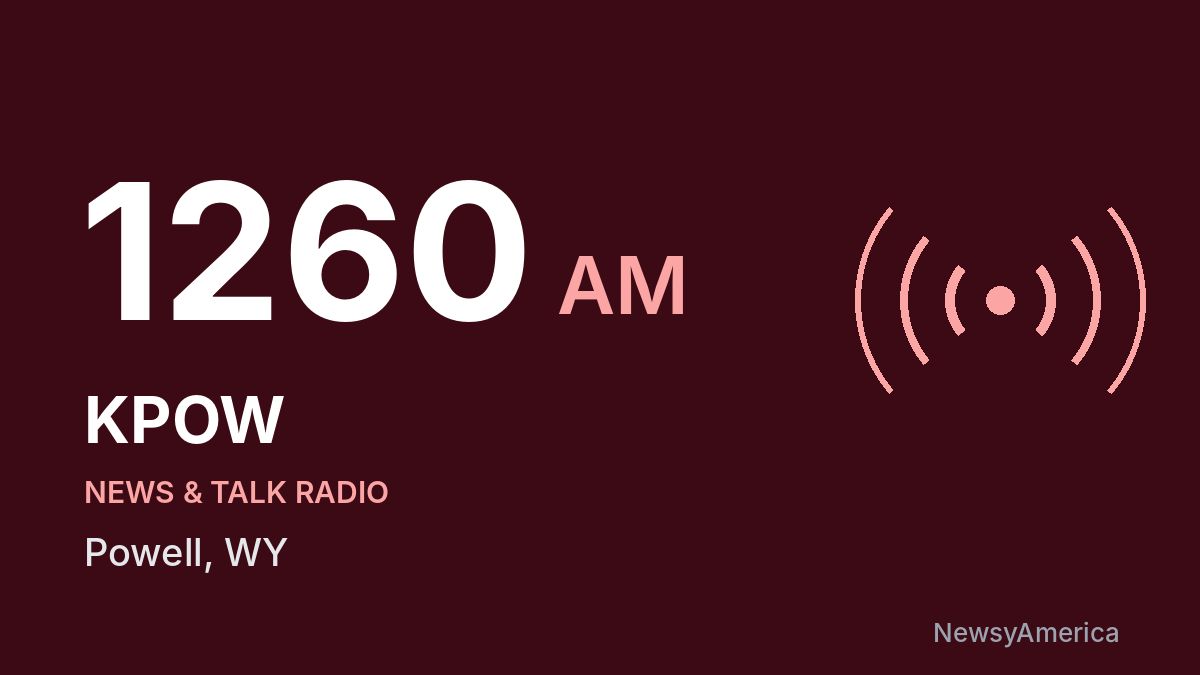 KPOW 1260 AM – Powell