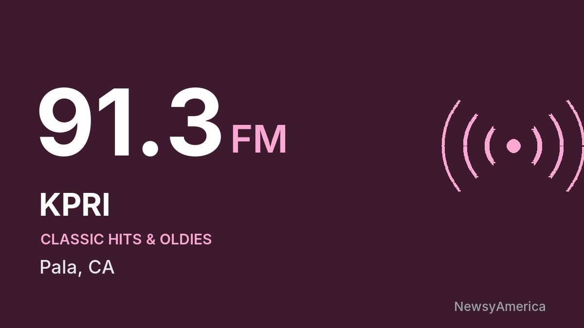 KPRI 91.3 FM – Pala