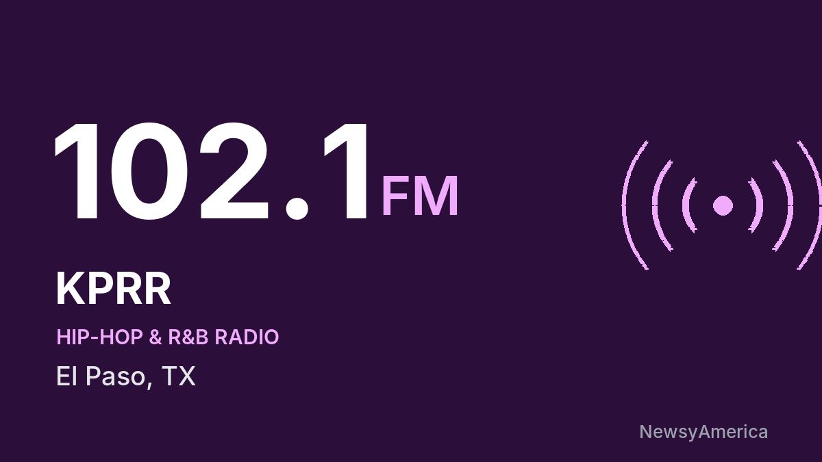 KPRR 102.1 FM – El Paso