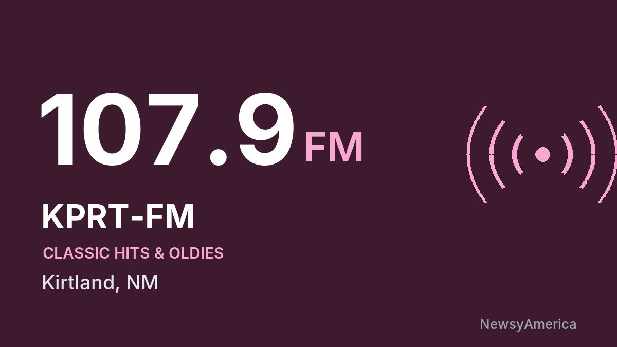 KPRT-FM 107.9 FM – Kirtland