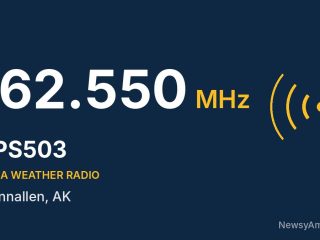 KPS503 NOAA Weather Radio 162.550 MHz, Glennallen, AK