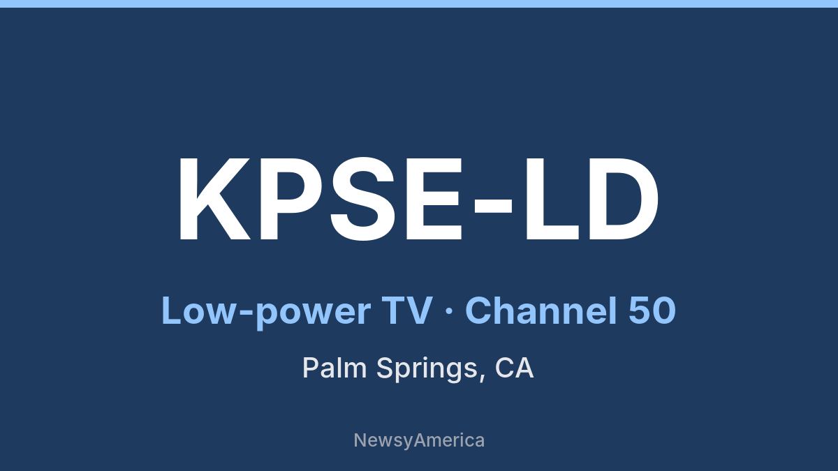 KPSE-LD – Channel 50 Palm Springs