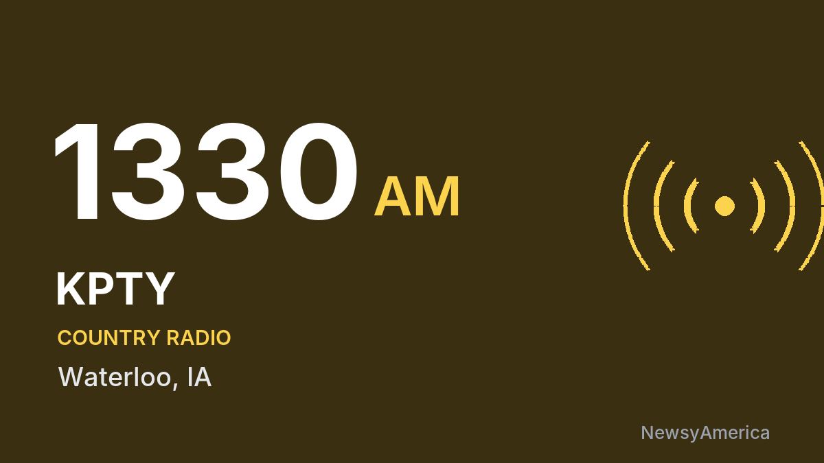 KPTY 1330 AM – Waterloo