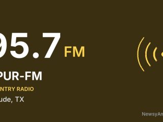 KPUR-FM 95.7 FM, Claude, TX