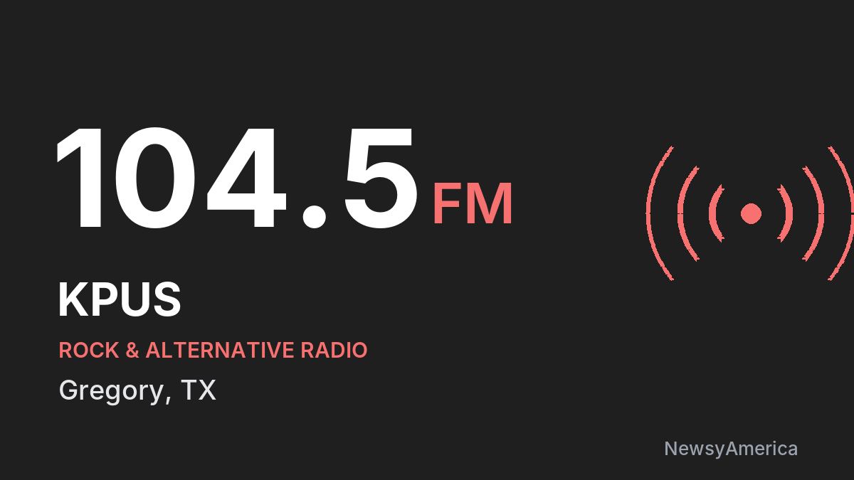 KPUS 104.5 FM – Gregory