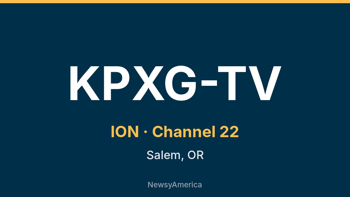KPXG-TV – ION 22 Portland