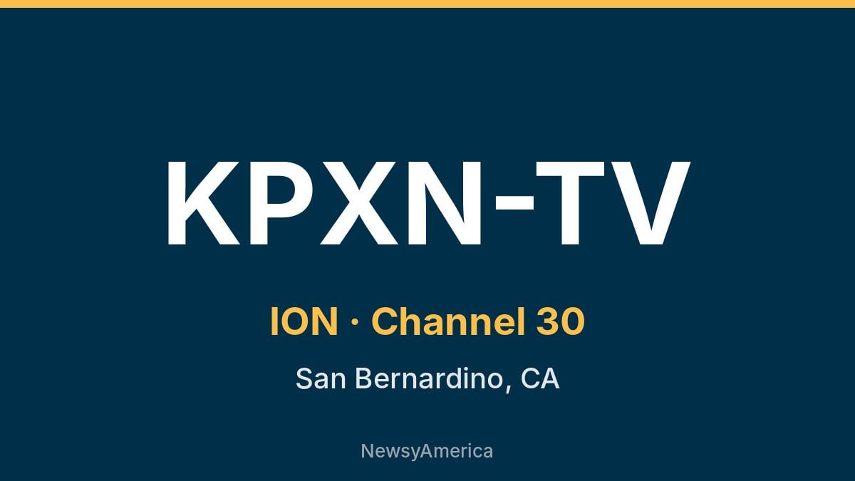 KPXN-TV – ION 30 Los Angeles