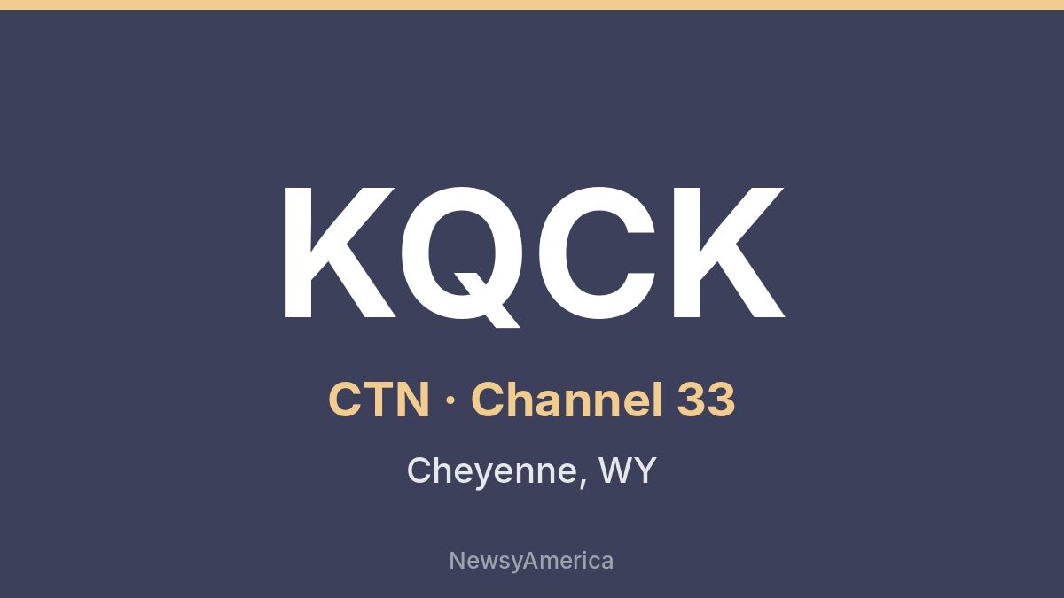 KQCK – CTN 33 Cheyenne