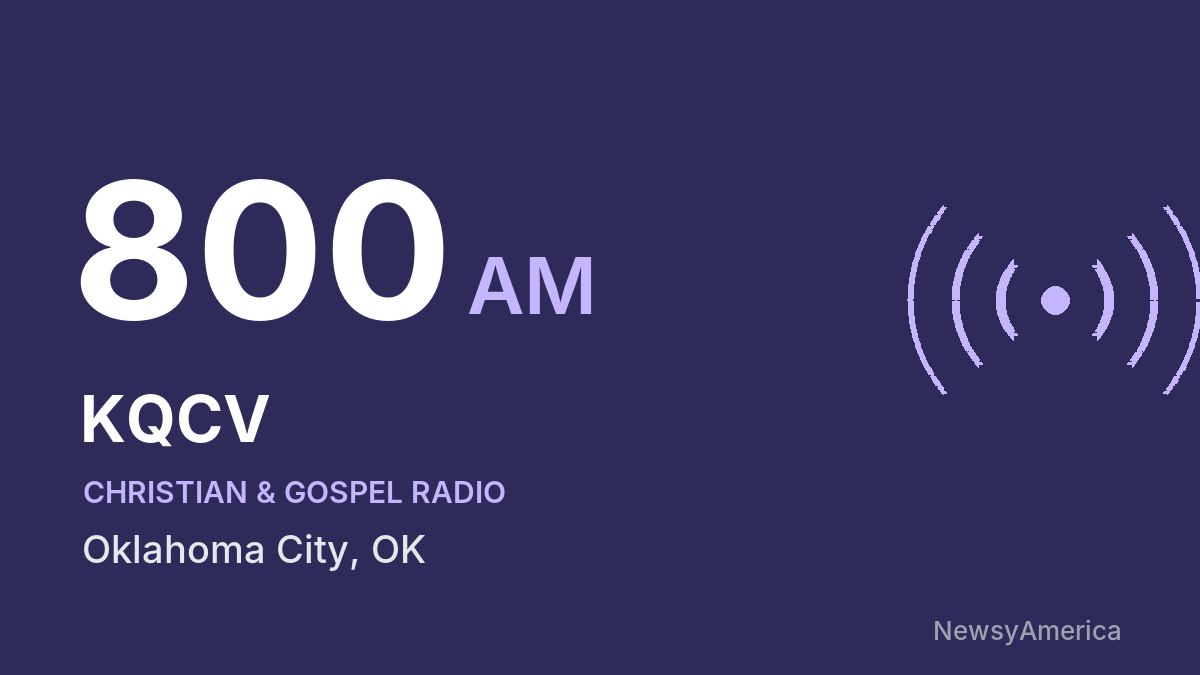 KQCV 800 AM – Oklahoma City