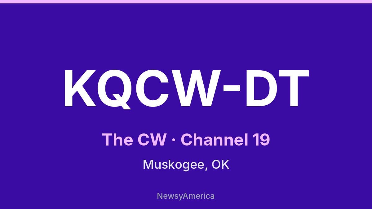 KQCW-DT – The CW 19 Tulsa