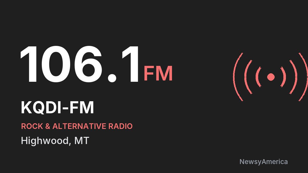 KQDI-FM 106.1 FM – Highwood