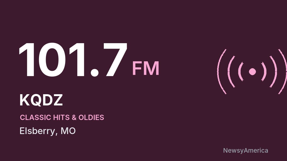 KQDZ 101.7 FM – Elsberry