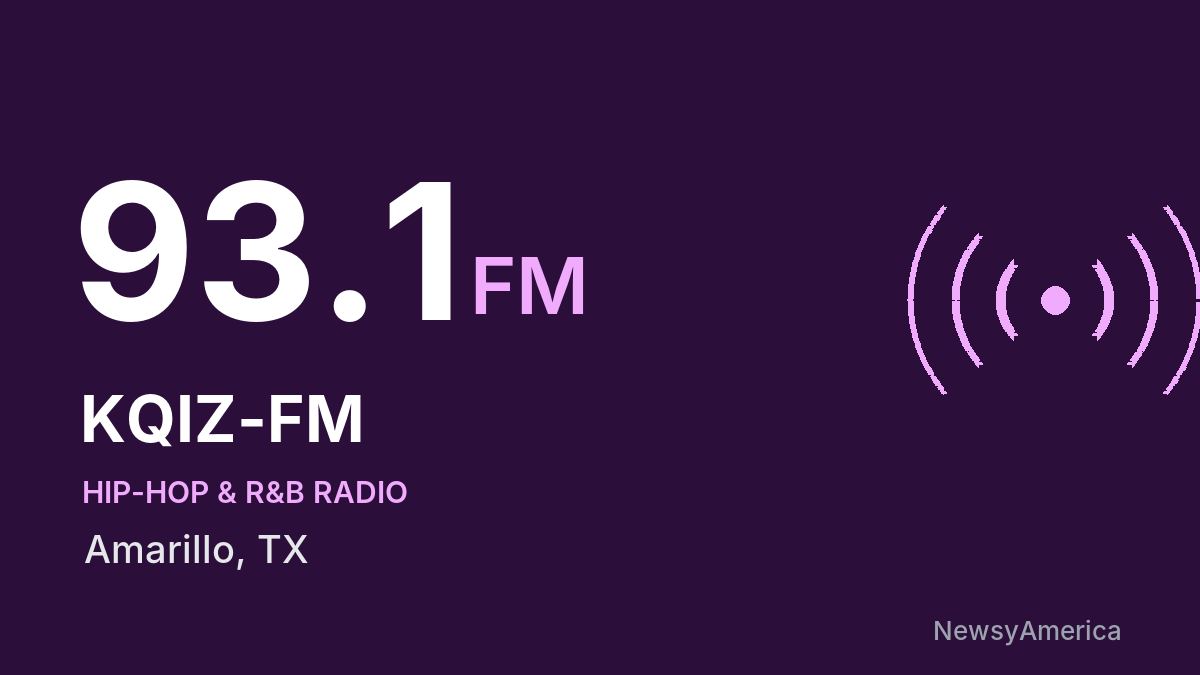 KQIZ-FM 93.1 FM – Amarillo