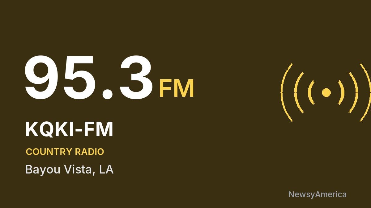KQKI-FM 95.3 FM – Bayou Vista