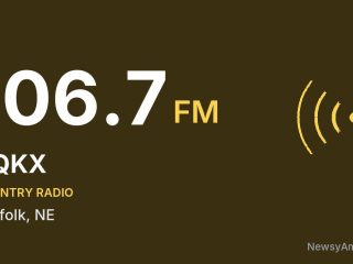 KQKX 106.7 FM, Norfolk, NE