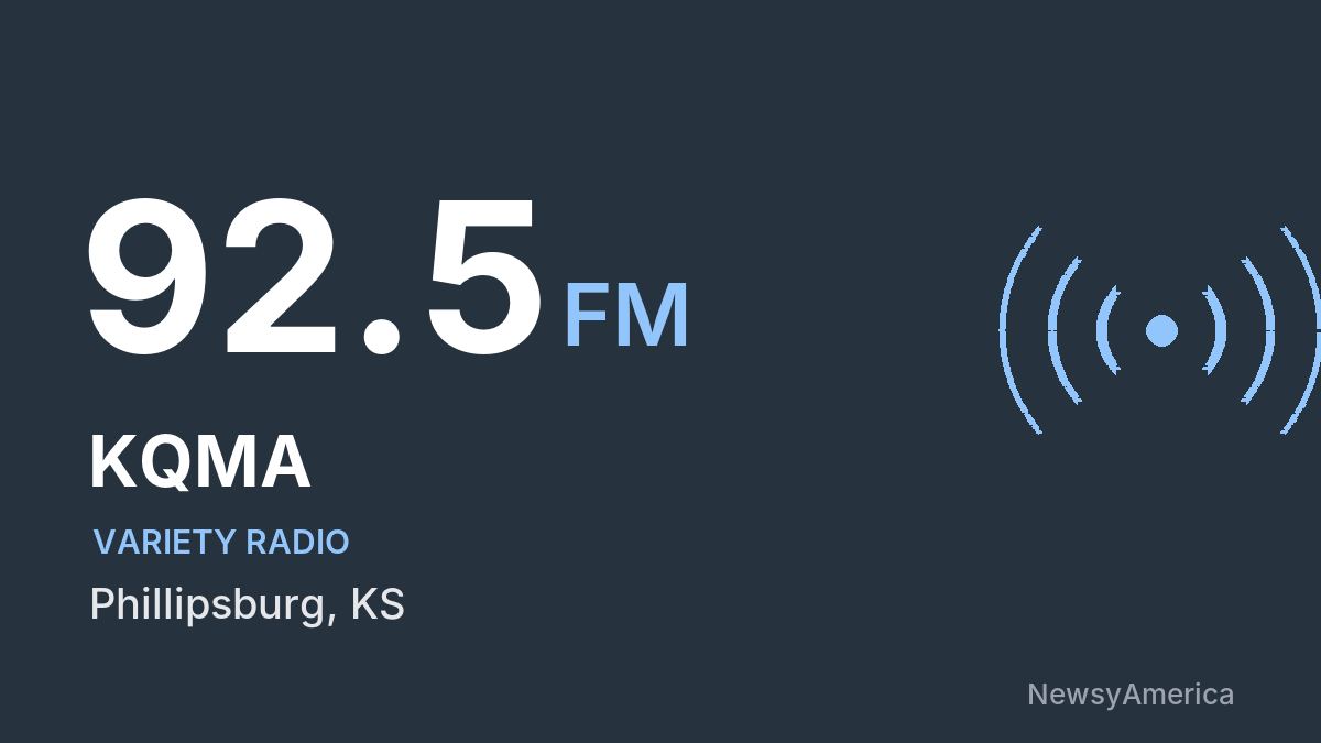 KQMA 92.5 FM – Phillipsburg