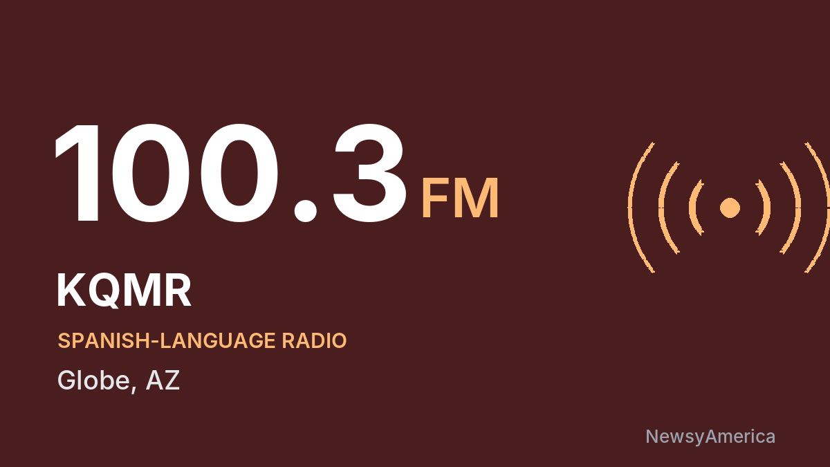 KQMR 100.3 FM – Globe