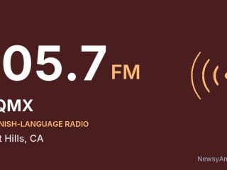 KQMX 105.7 FM, Lost Hills, CA