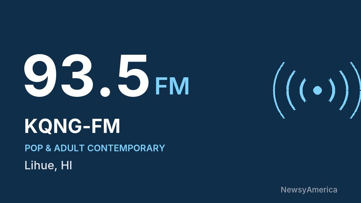 KQNG-FM 93.5 FM – Lihue