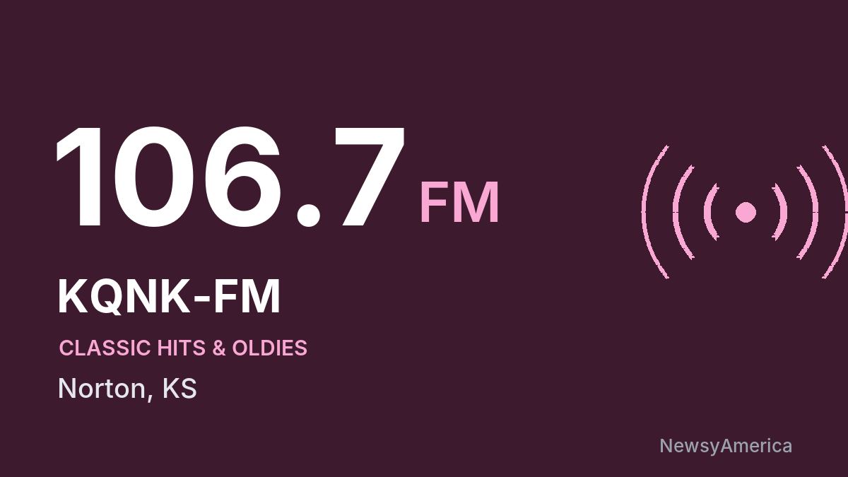 KQNK-FM 106.7 FM – Norton