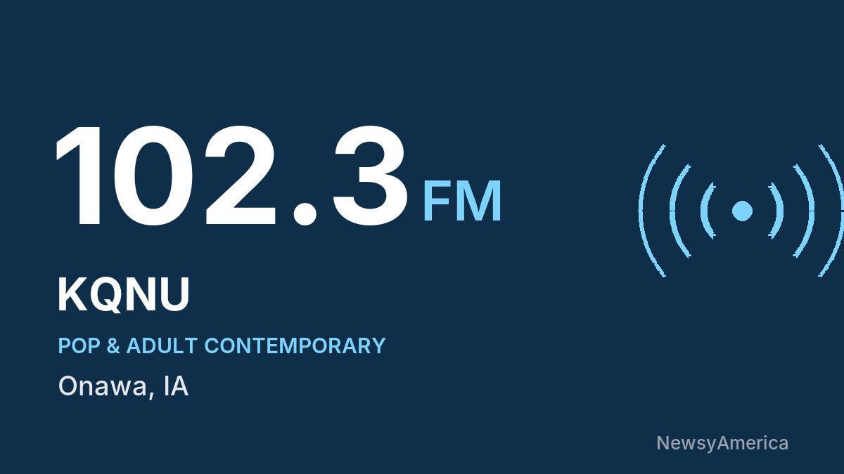 KQNU 102.3 FM – Onawa