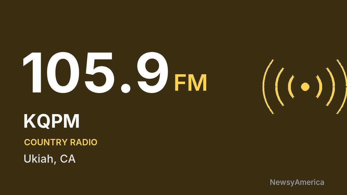 KQPM 105.9 FM – Ukiah