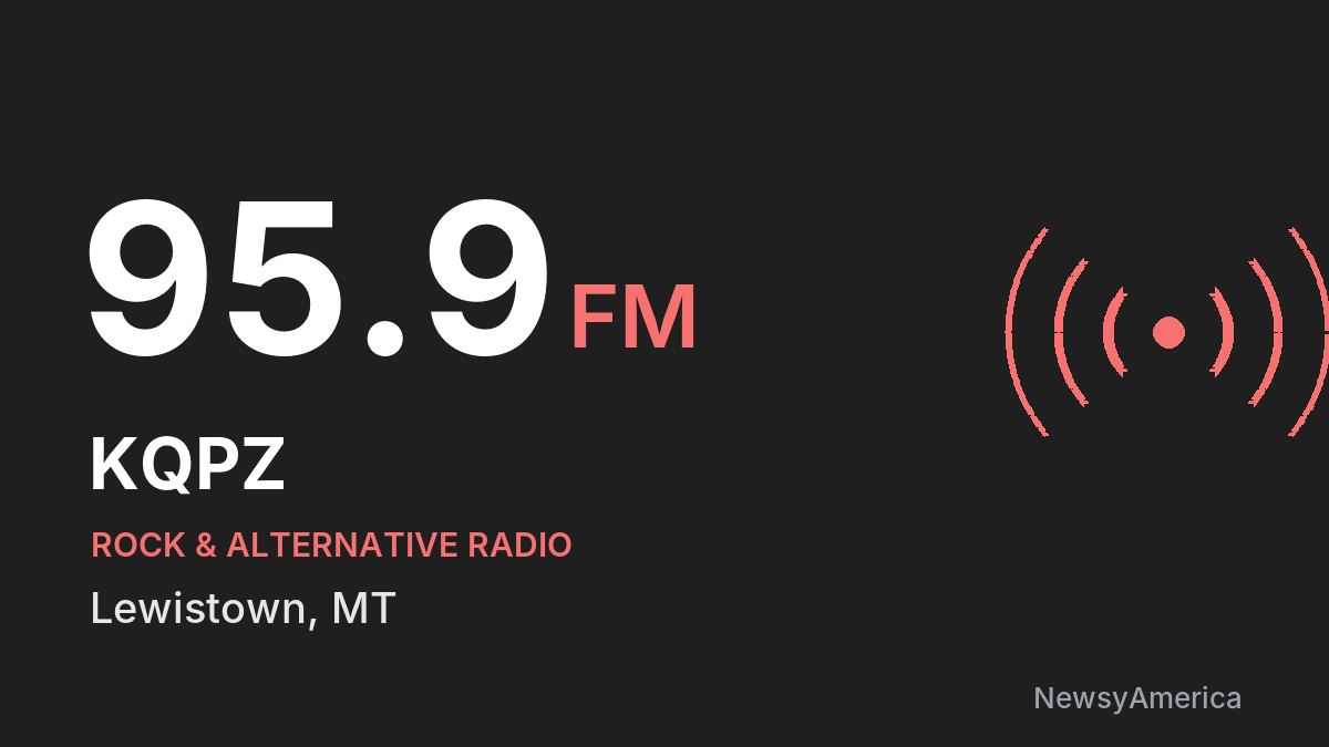 KQPZ 95.9 FM – Lewistown