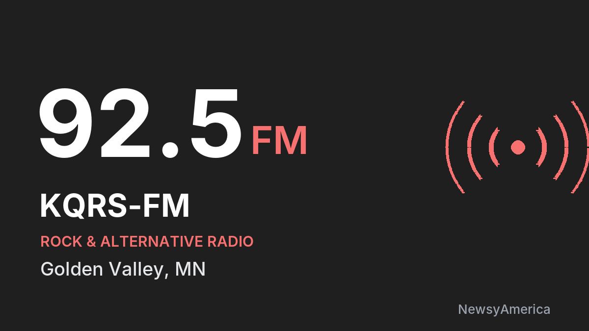 KQRS-FM 92.5 FM – Golden Valley