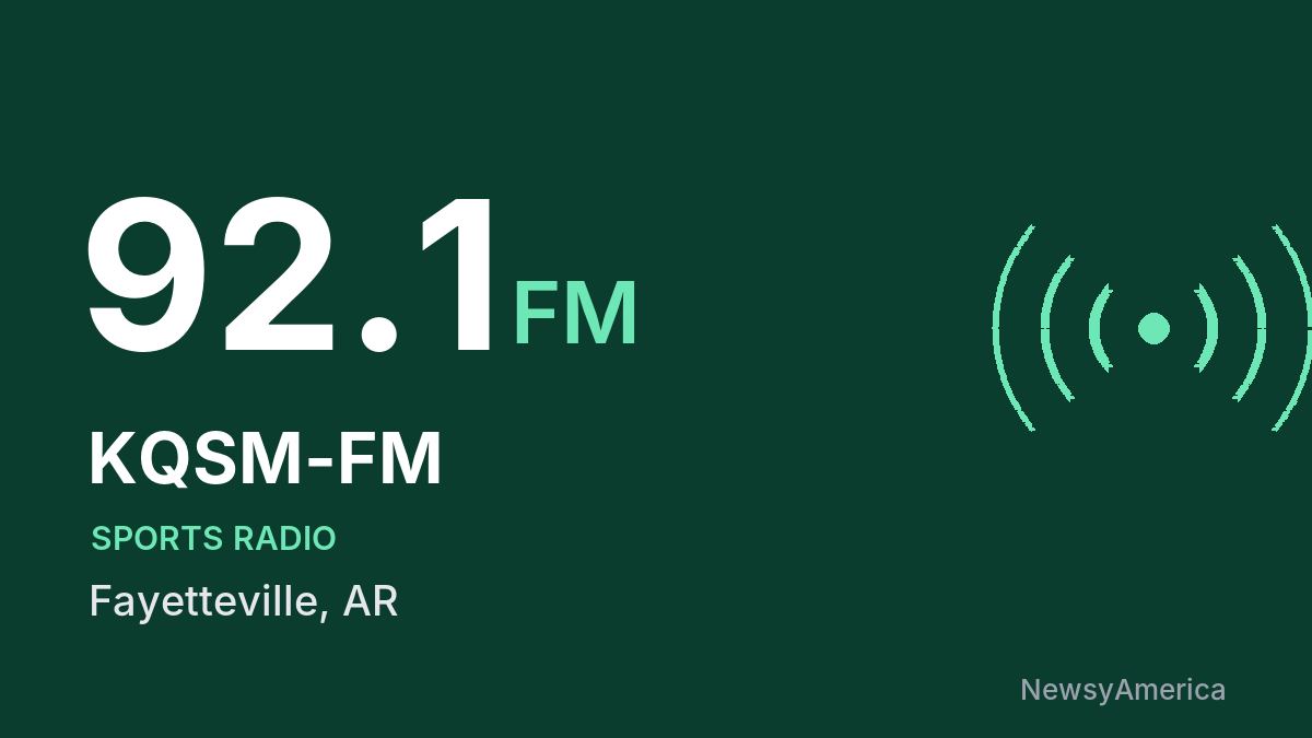 KQSM-FM 92.1 FM – Fayetteville