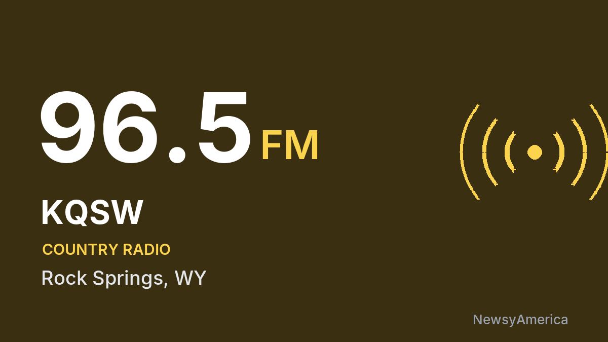KQSW 96.5 FM – Rock Springs