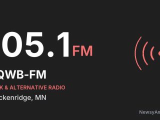 KQWB-FM 105.1 FM, Breckenridge, MN