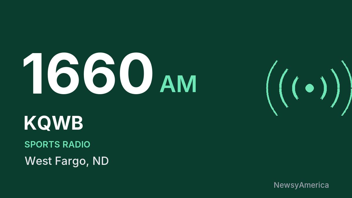 KQWB 1660 AM – West Fargo