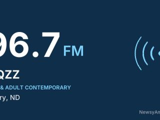 KQZZ 96.7 FM, Crary, ND