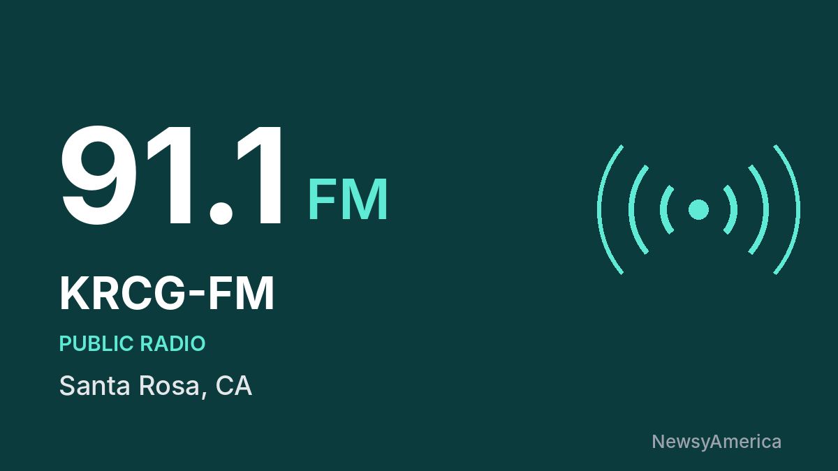 KRCG-FM 91.1 FM – Santa Rosa