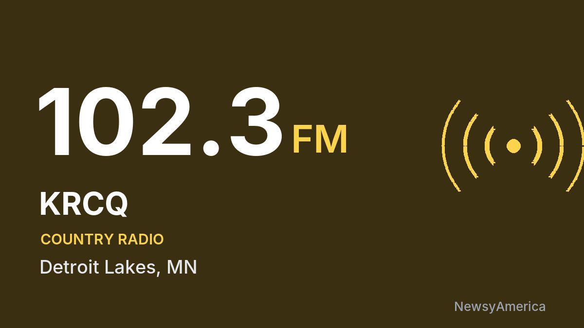 KRCQ 102.3 FM – Detroit Lakes
