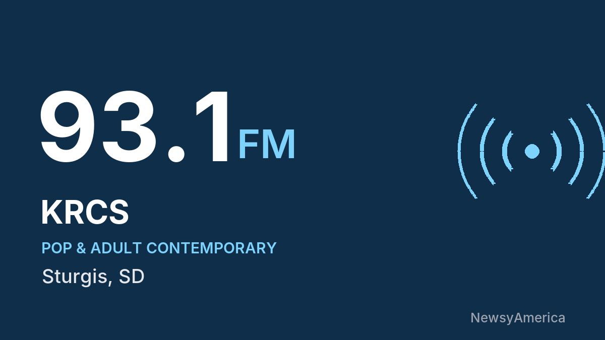 KRCS 93.1 FM – Sturgis