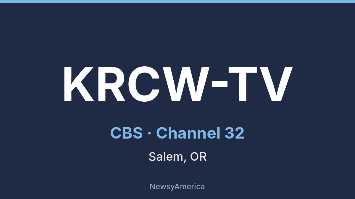 KRCW-TV – CBS 32 Portland