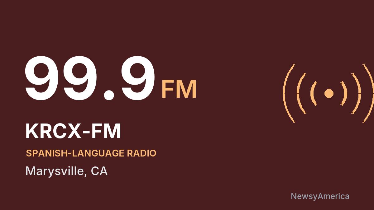KRCX-FM 99.9 FM – Marysville