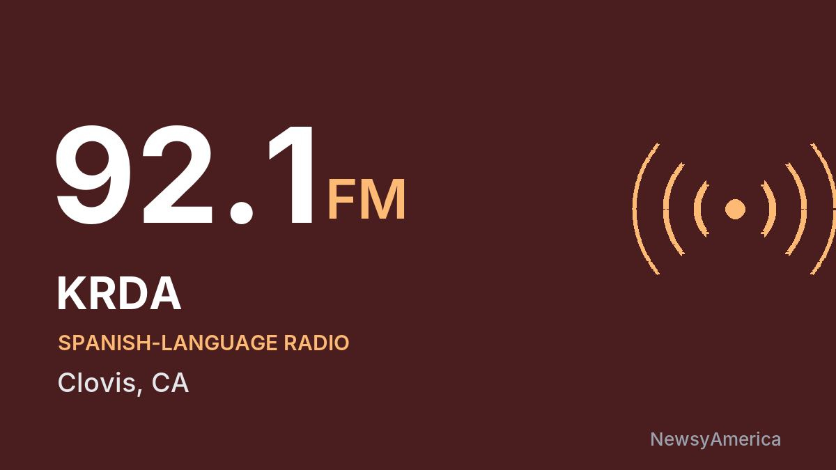 KRDA 92.1 FM – Clovis