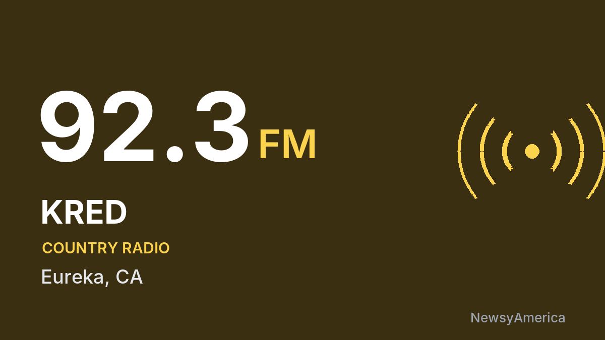 KRED 92.3 FM – Eureka